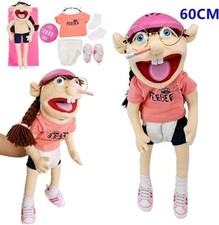 60cm Jeffy's Sister Feebee Puppet Hand Plush Cosplay Toy Game Stuffed Doll Toys