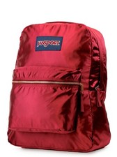 JANSPORT High Stakes Backpack/Schoolbag Russet Red/Rose Gold 25L JS0A3C4W50C