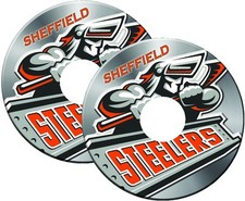 Wheelchair Spoke Guard Stickers SHEFFIELD STEELERS Custom Design