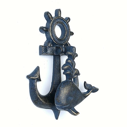 Whale door knocker - whale,
