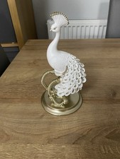 Next White And Gold Peacock