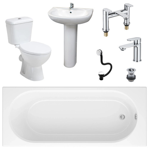 Complete bathroom suite - complete,