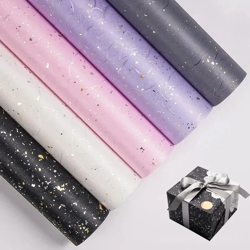 Gift wrap roll matte - gift, metalic