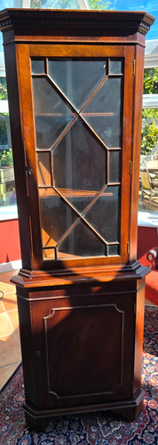 Vintage mahogany corner - mahogany,