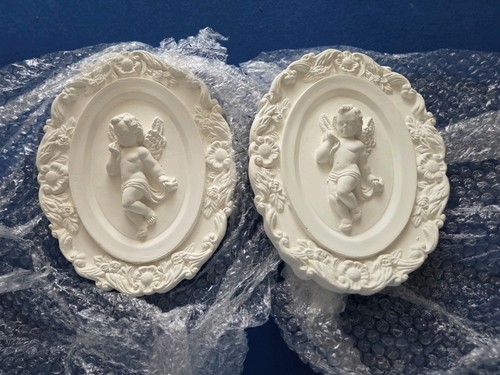 Plaster cast white - 2, cherub