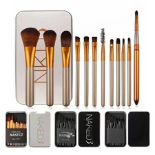 12pcs Makeup Brush Set Brush Twelve Iron Box Eyeshadow Foundation Brush