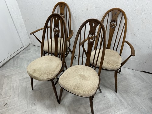 Ercol swan back chairs - swan,