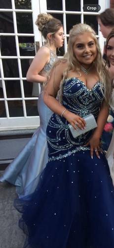 Navy diamante morilee - diamante,