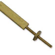 Brass long case clock pendulum