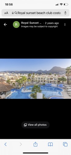 Royal sunset beach club costa - beach,