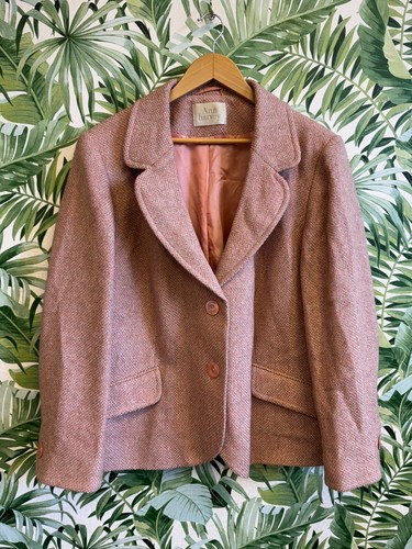 Ann harvey peach woolen blazer - ann,