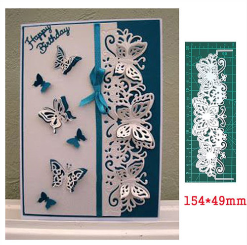 Butterfly border metal - metal, cutting