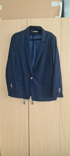 Retro navy blazer ladies - retro,