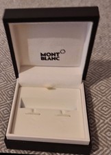 Genuine Montblanc Gift Empty Box Case with Pouch for Cufflinks