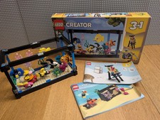 LEGO Creator 3-in-1 Fish Tank- Set 31122 Pre-owned 100% complete in box