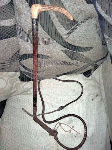 Antique riding crop silver - crop,