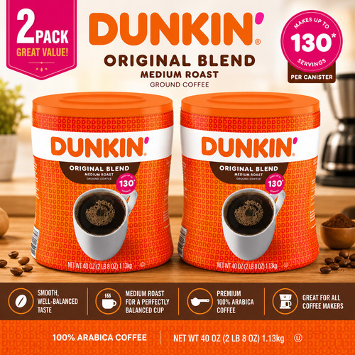 Pack dunkin donuts - 2-pack, original