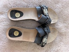 Black Leather size 5 Scholl
