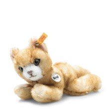 Mimmi kitten. Steiff 099236, Plush, ginger and white. Nose to tail 20cm. New