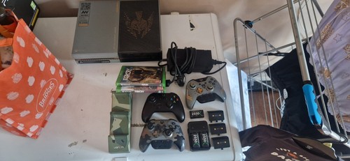 Xbox one with games - with,