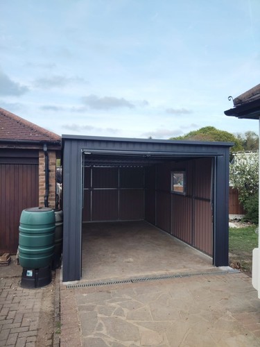 Metal building garden - metal,