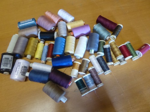 Mixed colours lot cotton - colours, of