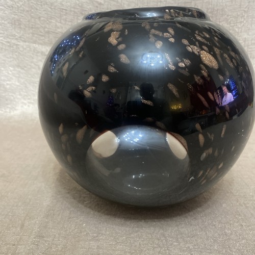 Dale tiffany glass vase black - vase,