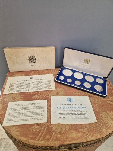 1976 jamaica proof set - jamaica,