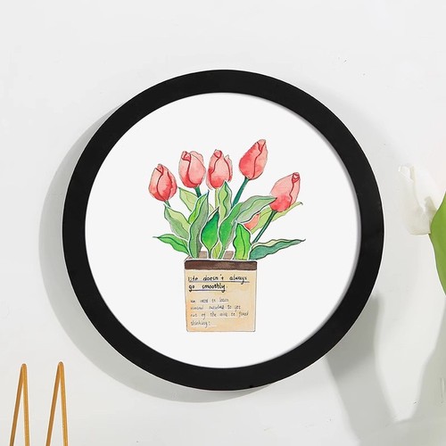 Modern round photo - round,
