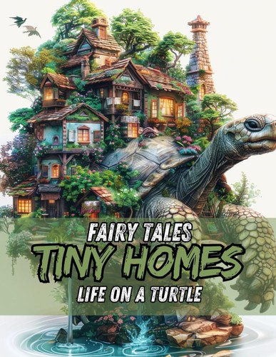 Fairy houses coloring book - coloring, for