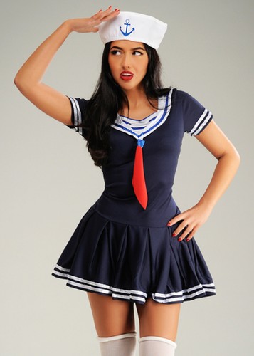 Adult size womens navy - navy, blue