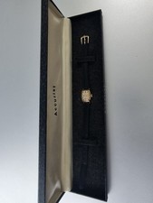 Accurist Watch 9ct Solid Gold  Women's  End Orginal Box