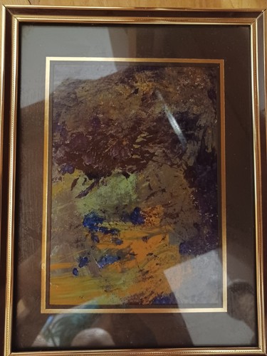 Hand painted abstract art - hand,