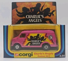 CORGI 434 CHARLIE'S ANGELS CHEVROLET CUSTOM VAN Original Vintage Diecast Model.