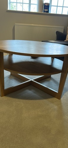 Ikea oak veneer coffee table - veneer,