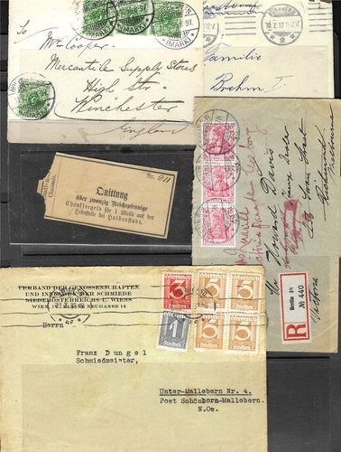 Germany postal history mixed - germany,