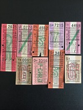 London Transport T & T -  9 Tickets - Service 12, 14, 26, 31, 36, 40, 56, 58, 84