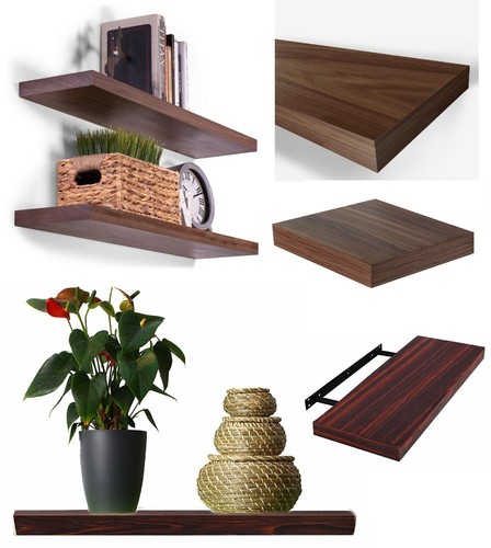 Hudson walnut floating wall - hudson,