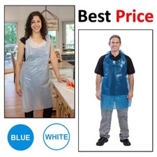 Disposable Plastic Aprons Blue