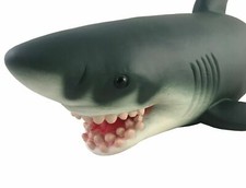 Large White Shark Toy Soft