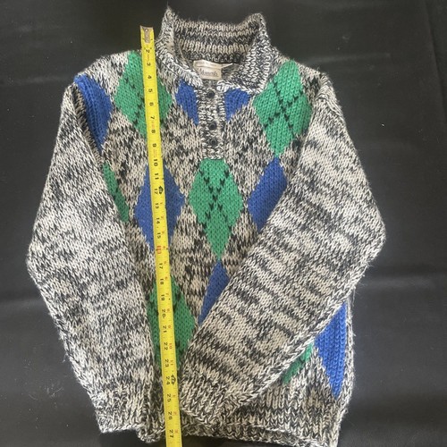Vintage hand knit - vintage, argyle