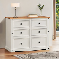 Corona Chest of Drawers White