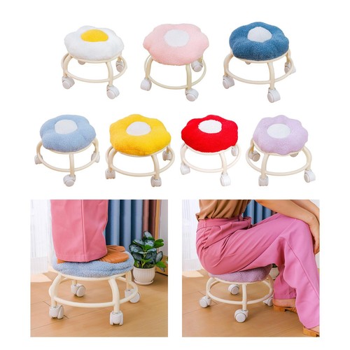 Low roller seat pedicure stool - roller,