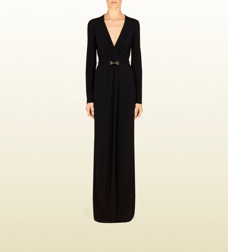 Vintage gucci long black dress - gucci,