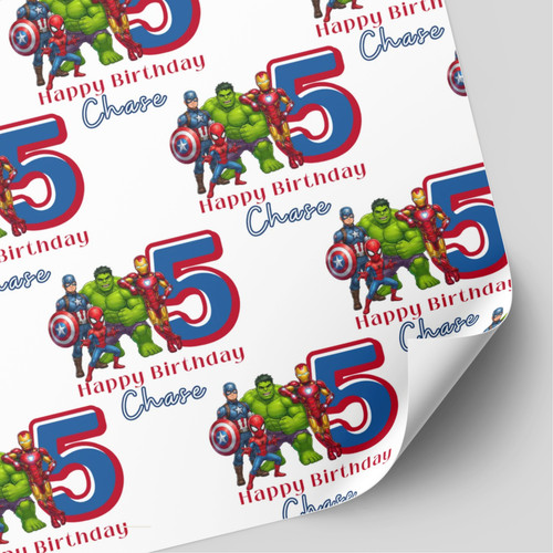 Personalised marvel birthday - personalised,