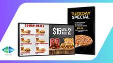 43" Digital advertising Menu