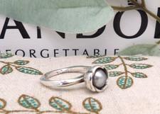 ❤️ Genuine Pandora My Wish Grey Freshwater Pearl ALE S925 Silver Ring SZ 50 ❤️