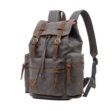 Vintage Canvas Backpack Rucksack Unisex Casual Backpack for 12-17" Laptop Bac...