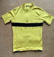 Torm Short Sleeve Jersey. Yellow/Black. Size L. Wool Mix. Very Good Condition