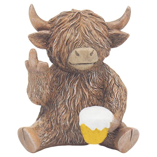 Highland cow cheers - cow, funny
